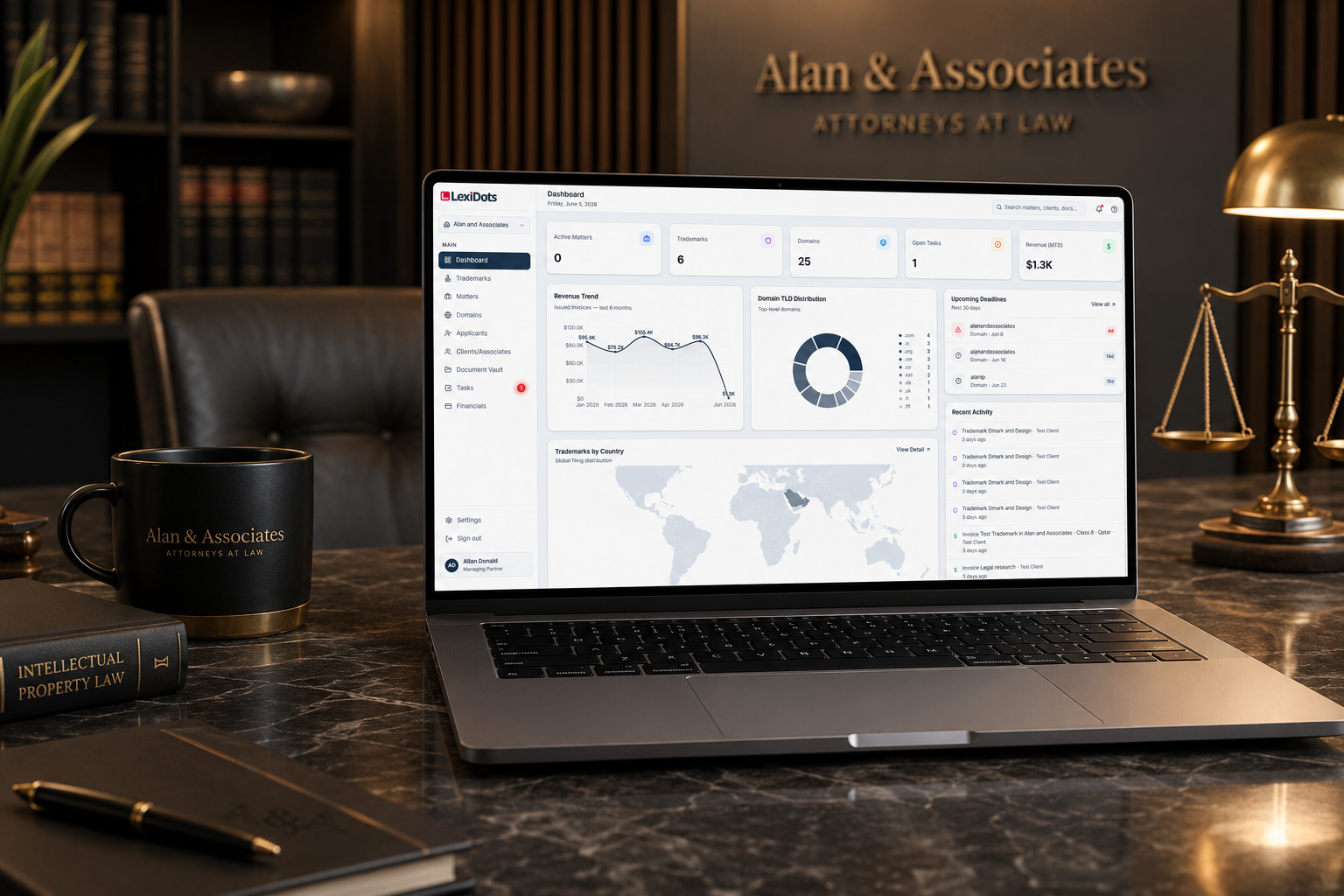 IP Docketing Software for Law Firms & Trademark Attorneys | LexiDots